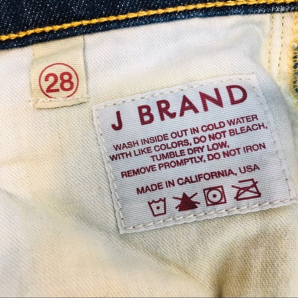 J Brand Jeans Pencil Leg Distressed Jeans - Picture 6 of 8